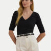 LAUREN RALPH LAUREN Блуза 200815843003 Черен Slim Fit за Жени цена