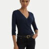 LAUREN RALPH LAUREN Блуза 200824366023 Тъмносин Slim Fit за Жени цена