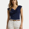 LAUREN RALPH LAUREN Блуза 200889317001 Тъмносин Relaxed Fit за Жени цена