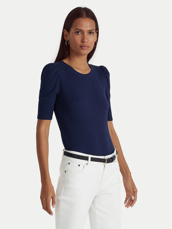 LAUREN RALPH LAUREN Блуза 200902618001 Тъмносин Slim Fit за Жени цена