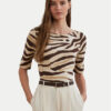 LAUREN RALPH LAUREN Блуза 200971095001 Бежов Slim Fit за Жени цена