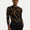 LAUREN RALPH LAUREN Блуза 200971373001 Черен Slim Fit за Жени цена