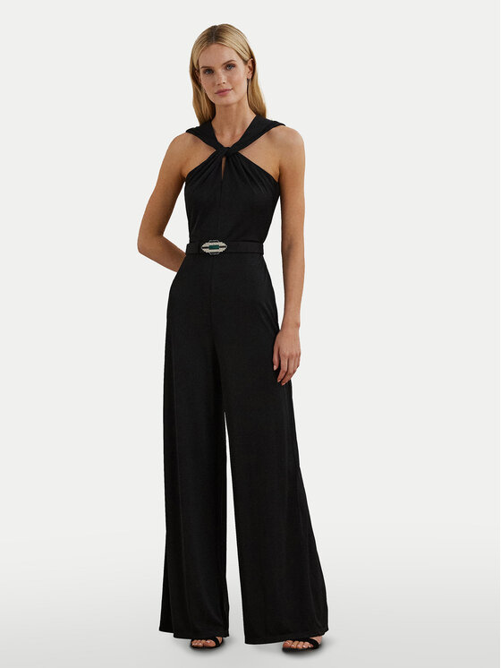 LAUREN RALPH LAUREN Гащеризон 200951815001 Черен Wide Leg за Жени цена