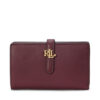 LAUREN RALPH LAUREN Голям дамски портфейл 432915358004 Бордо за Жени цена