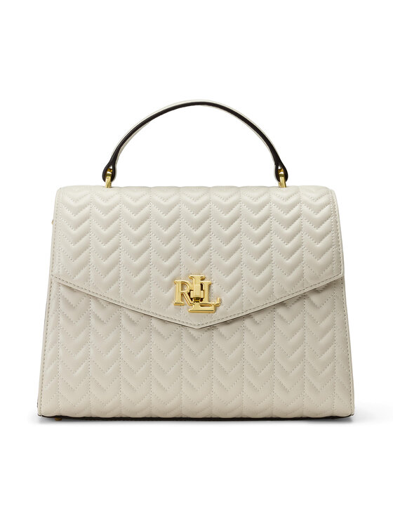 LAUREN RALPH LAUREN Дамска чанта Farrah 431966766001 Екрю за Жени цена