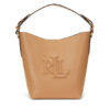 LAUREN RALPH LAUREN Дамска чанта Medium Witley Leather Bucket Bag 431950855008 Кафяв за Жени цена