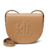 LAUREN RALPH LAUREN Дамска чанта Witley Leather Medium Embossed Logo Crossbody Bag 431950130008 Кафяв за Жени цена