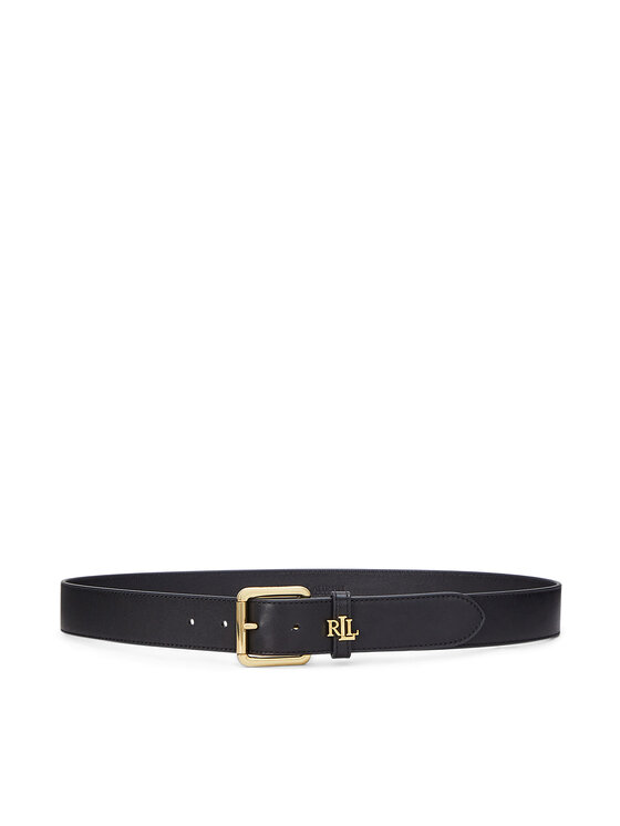 LAUREN RALPH LAUREN Дамски колан Logo Keeper 412968765001 Черен за Жени цена