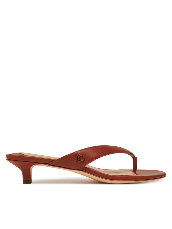 LAUREN RALPH LAUREN Джапанки Francesca 802966841002 Кафяв за Жени цена