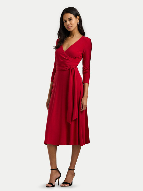 LAUREN RALPH LAUREN Ежедневна рокля 250769904040 Червен Regular Fit за Жени цена