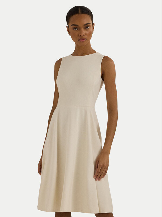 LAUREN RALPH LAUREN Ежедневна рокля 250851951004 Екрю Regular Fit за Жени цена