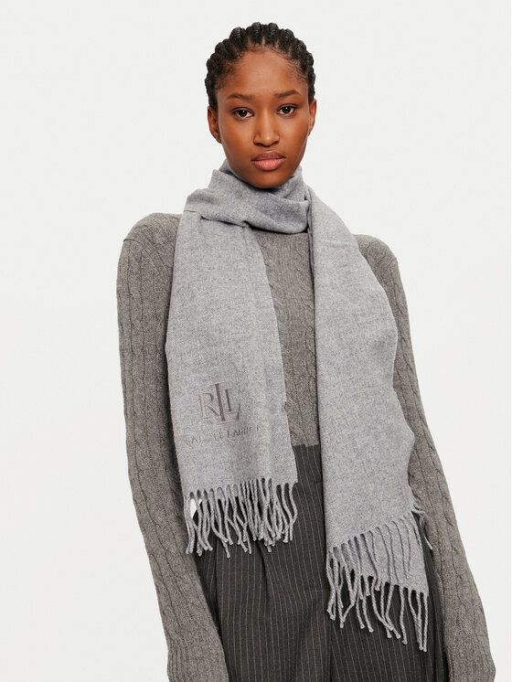 LAUREN RALPH LAUREN Зимен шал 454960039005 Сив за Жени цена