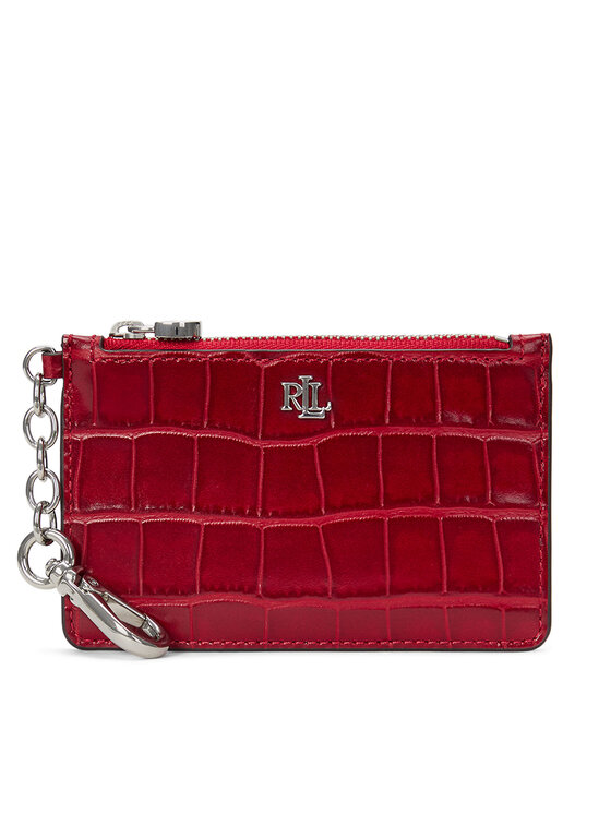 LAUREN RALPH LAUREN Калъф за кредитни карти 432951705001 Червен за Жени цена
