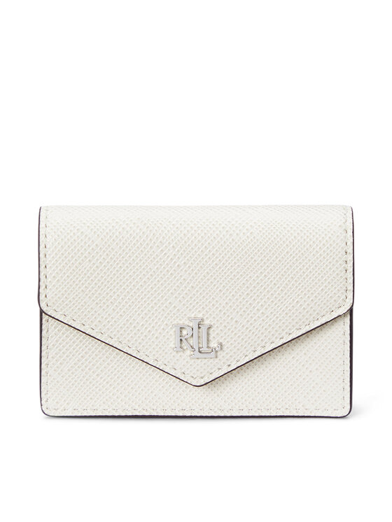 LAUREN RALPH LAUREN Калъф за кредитни карти 432967060001 Бял за Жени цена
