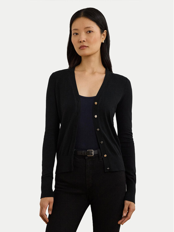 LAUREN RALPH LAUREN Кардиган 200808207001 Черен Slim Fit за Жени цена