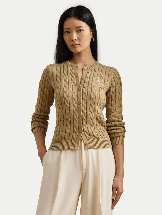 LAUREN RALPH LAUREN Кардиган 200932225007 Бежов Slim Fit за Жени цена