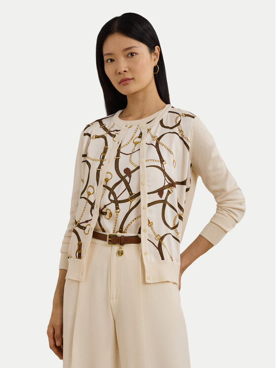 LAUREN RALPH LAUREN Кардиган 200963632001 Бежов Regular Fit за Жени цена