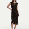 LAUREN RALPH LAUREN Коктейлна рокля 200973612001 Черен Slim Fit за Жени цена