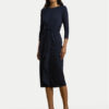 LAUREN RALPH LAUREN Коктейлна рокля 250957698 Тъмносин Slim Fit за Жени цена