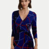 LAUREN RALPH LAUREN Коктейлна рокля 250957730001 Тъмносин за Жени цена