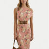 LAUREN RALPH LAUREN Коктейлна рокля 250964083001 Розов Slim Fit за Жени цена
