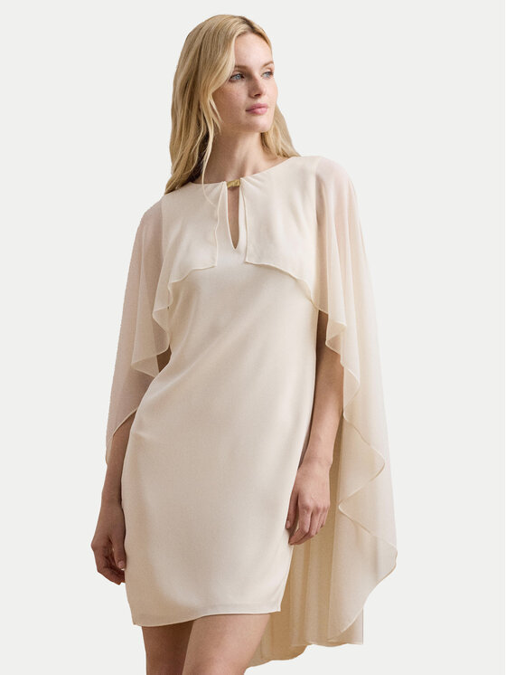 LAUREN RALPH LAUREN Коктейлна рокля 253957566 Екрю Regular Fit за Жени цена