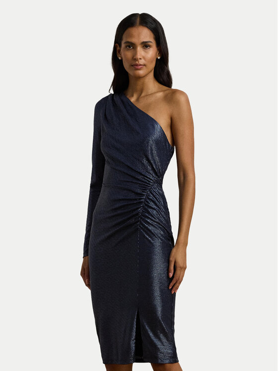 LAUREN RALPH LAUREN Коктейлна рокля 253957567001 Тъмносин Slim Fit за Жени цена