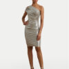 LAUREN RALPH LAUREN Коктейлна рокля 253970802001 Сребрист Slim Fit за Жени цена