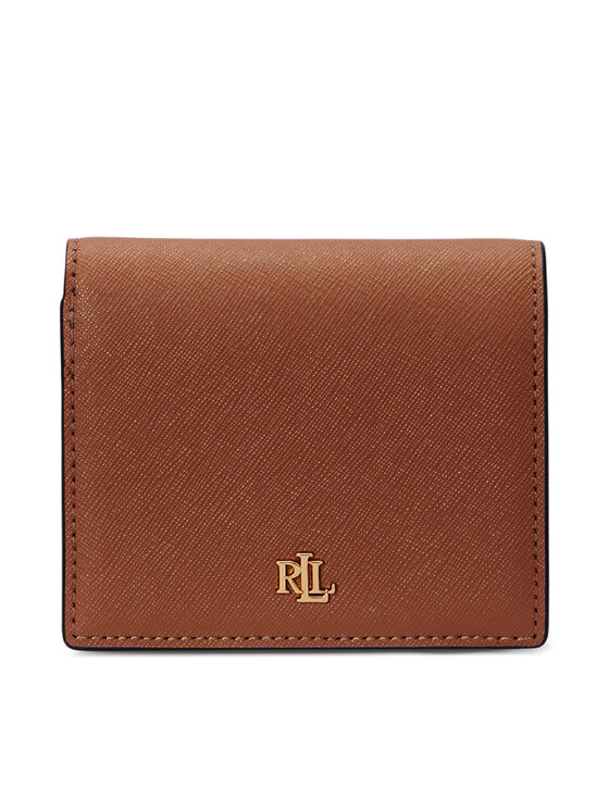 LAUREN RALPH LAUREN Малък дамски портфейл 432962112002 Кафяв за Жени цена