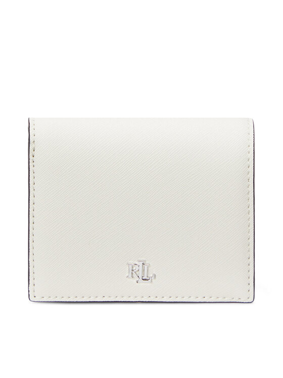 LAUREN RALPH LAUREN Малък дамски портфейл 432962112008 Бял за Жени цена