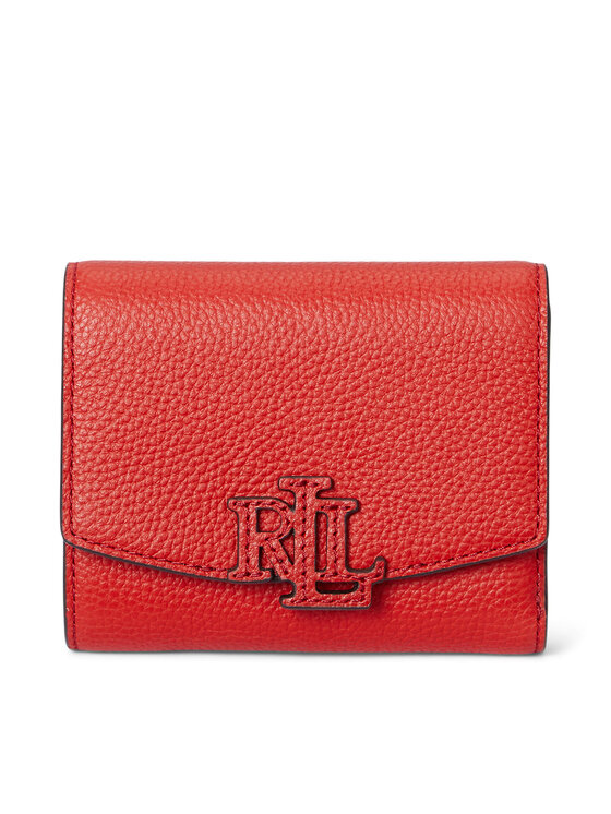 LAUREN RALPH LAUREN Малък дамски портфейл 432966782007 Червен за Жени цена