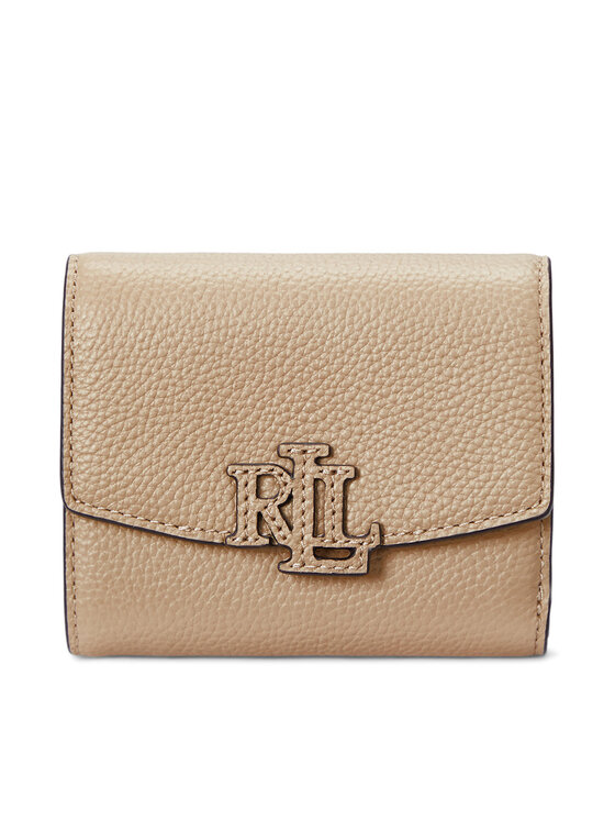 LAUREN RALPH LAUREN Малък дамски портфейл Cameryn 432966782005 Бежов за Жени цена