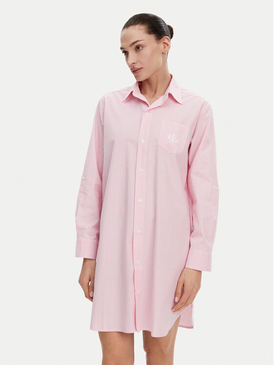 LAUREN RALPH LAUREN Нощница ILN32315 Розов Relaxed Fit за Жени цена