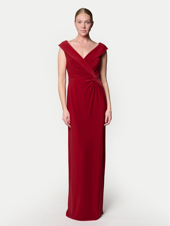 LAUREN RALPH LAUREN Официална рокля 253863940020 Червен Slim Fit за Жени цена