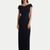 LAUREN RALPH LAUREN Официална рокля 253936391003 Тъмносин Slim Fit за Жени цена