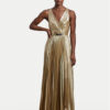LAUREN RALPH LAUREN Официална рокля 253963634001 Златист Slim Fit за Жени цена