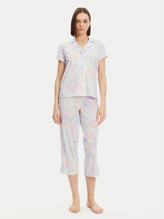 LAUREN RALPH LAUREN Пижама ILN92421 Син Regular Fit за Жени цена