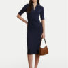 LAUREN RALPH LAUREN Плетена рокля 200973609001 Тъмносин Slim Fit за Жени цена