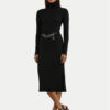 LAUREN RALPH LAUREN Плетена рокля 250951822001 Черен Slim Fit за Жени цена