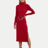 LAUREN RALPH LAUREN Плетена рокля 250951822002 Червен Slim Fit за Жени цена