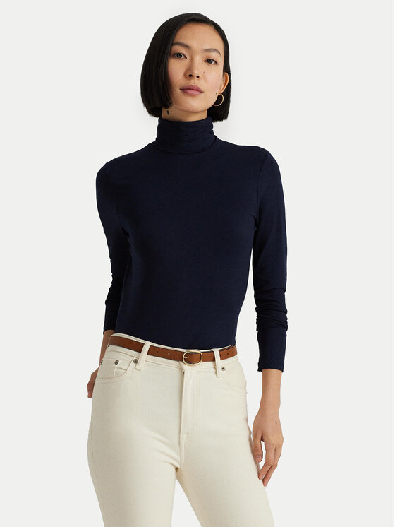 LAUREN RALPH LAUREN Поло 200675597007 Тъмносин Slim Fit за Жени цена