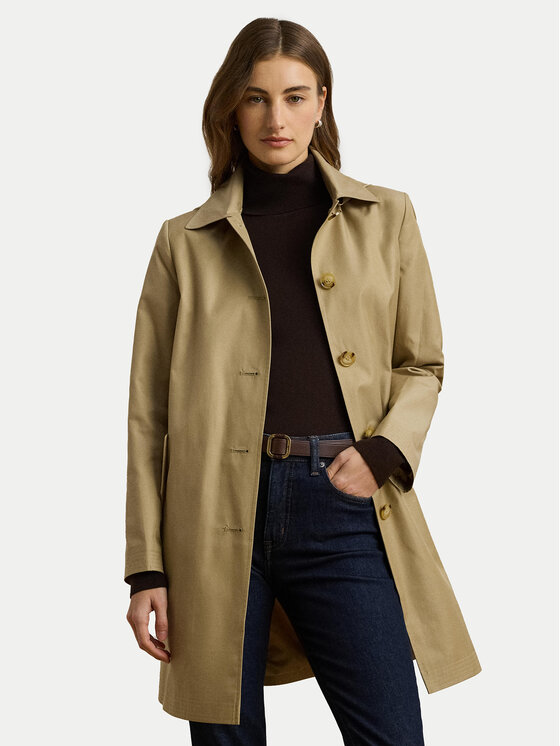 LAUREN RALPH LAUREN Преходно палто 297967121002 Бежов Straight Fit за Жени цена
