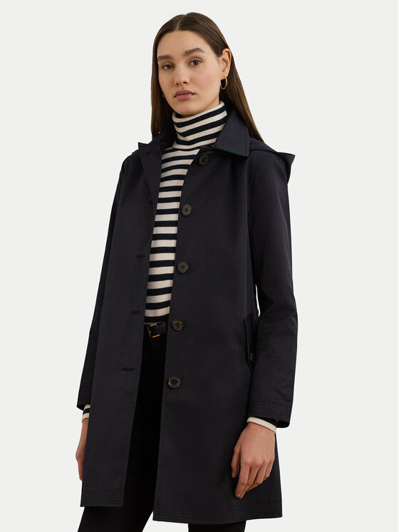 LAUREN RALPH LAUREN Преходно палто 297967121005 Тъмносин Straight Fit за Жени цена