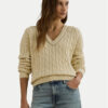 LAUREN RALPH LAUREN Пуловер 200971374002 Бежов Relaxed Fit за Жени цена