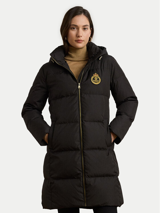 LAUREN RALPH LAUREN Пухено яке 297962675001 Черен Regular Fit за Жени цена