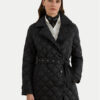 LAUREN RALPH LAUREN Пухено яке 297979514001 Черен Straight Fit за Жени цена