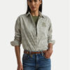 LAUREN RALPH LAUREN Риза 200963670001 Зелен Relaxed Fit за Жени цена