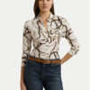 LAUREN RALPH LAUREN Риза 200963878001 Бял Slim Fit за Жени цена