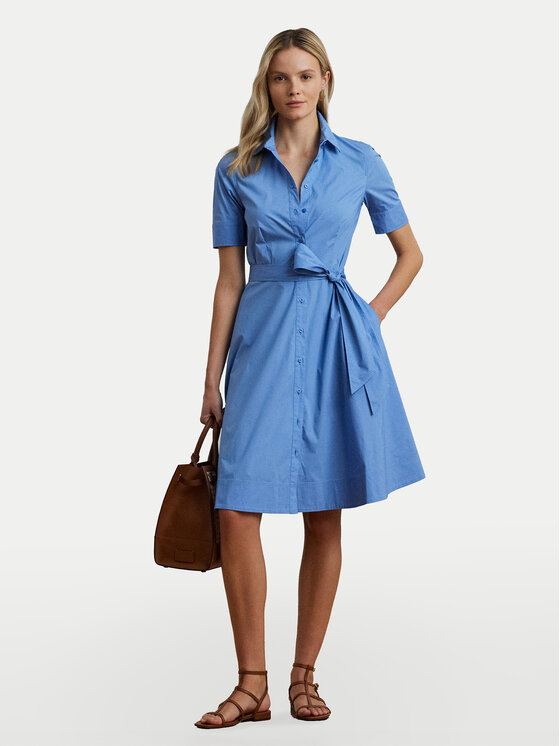 LAUREN RALPH LAUREN Рокля тип риза 200748950017 Син Regular Fit за Жени цена