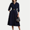 LAUREN RALPH LAUREN Рокля тип риза 250957121001 Тъмносин Regular Fit за Жени цена